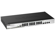 Коммутатор 24 порта 10/100/1000Base-T и 4 порта 1000Base-X SFP