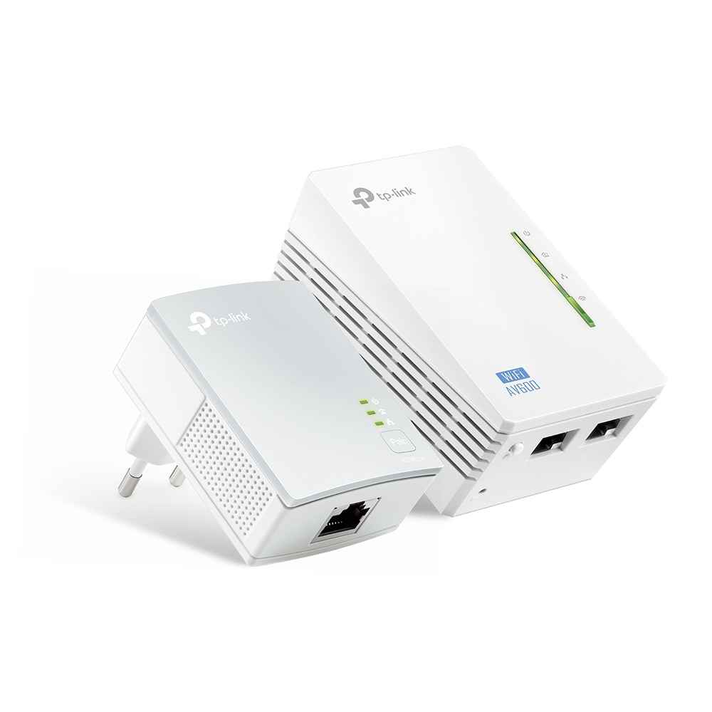 AV600 Комплект адаптеров Powerline с Wi-Fi N300
КОМПЛЕКТ: TL-WPA4220 (1 шт.) + TL-PA4010 (1 шт.)
TL-WPA4220:
СКОРОСТЬ: до 300 Мбит/с на 2,4 ГГц, Powerline до 600 Мбит/с
ХАРАКТЕРИСТИКИ: процессор Qualcomm, 2 порта 10/100 Мбит/с, подключение к настенной роз