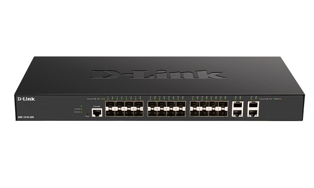 Коммутатор настраиваемый L2+ с 24 портами 10GBase-X SFP+ и 4 портами 10GBase-T