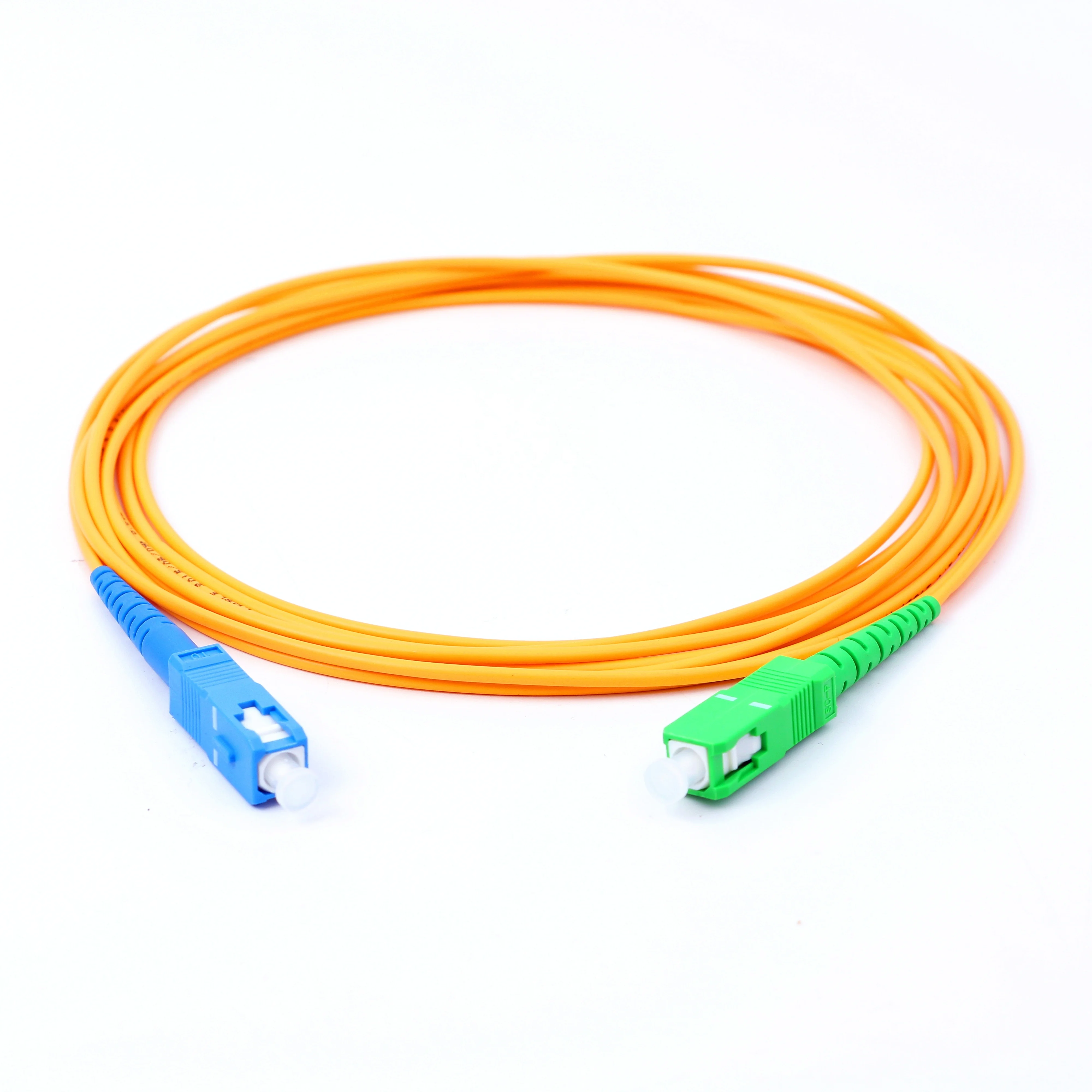 Оптический патч-корд SC(APC)-SC(UPC) G652D 3mm simplex LSZH-3m