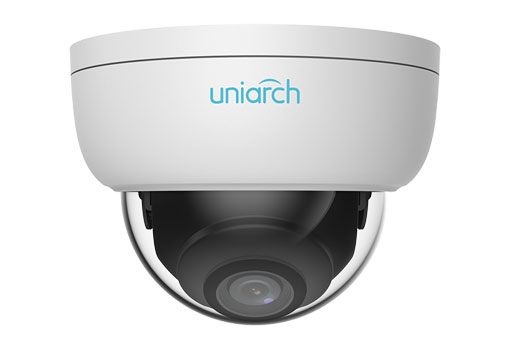 Видеокамера антивандальная купольная уличная IP UNIARCH с фиксированным объективом
