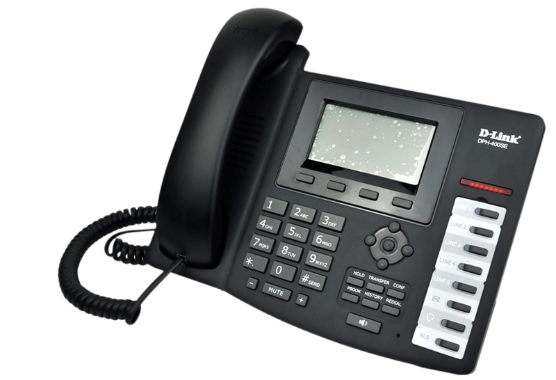 Телефон VoIP с поддержкой PoE
