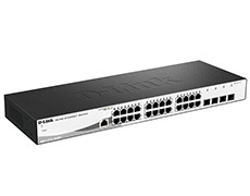 Коммутатор управляемый 2 уровня с 24 портами 10/100/1000Base-T и 4 портами 1000Base-X SFP