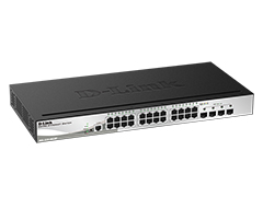 Коммутатор 24 порта 10/100/1000Base-Т и 4 порта 10GBase-X SFP+