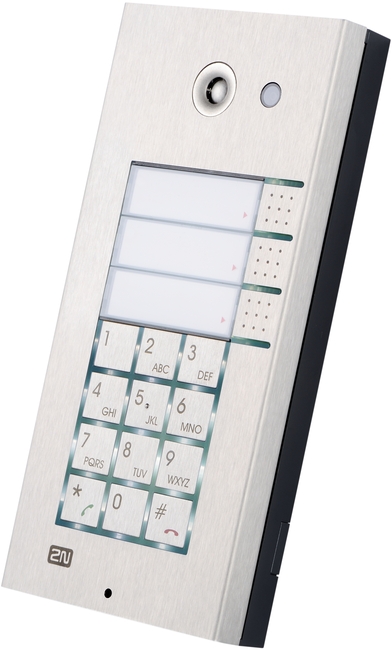 Домофон 2N®IP Vario - 3 кнопки вызова + клавиатура