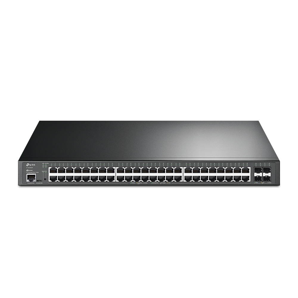 JetStream™ 48-портовый гигабитный управляемый коммутатор PoE+ уровня 2+