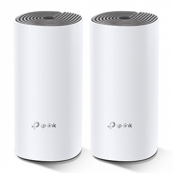 AC1200 Домашняя Mesh Wi-Fi система, 2 устройства
СКОРОСТЬ: до 300 Мбит/с на 2,4 ГГц + до 867 Мбит/с на 5 ГГц
ХАРАКТЕРИСТИКИ: 2 встроенные антенны, 2 порта 10/100 Мбит/с (автоопределение WAN/LAN), процессор Qualcomm
ОСОБЕННОСТИ: приложение Deco, режимы: ро