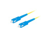 Оптический патч-корд SC(UPC)-SC(UPC) G652D 3mm simplex-1m