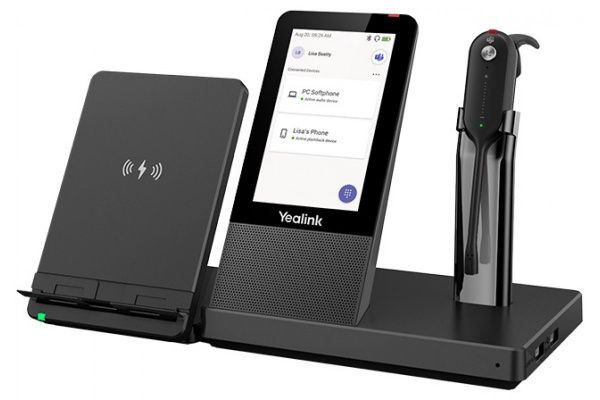 WH67 Teams, Беспроводная, HD звук, 120м DECT, Шумоподав, Дисплей 4'', USB-хаб, Bluetooth, шт