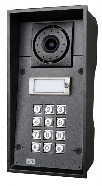 Домофон 2N®IP Force - 1 кнопка вызова, камера, клавиатура, 10 Вт динмик