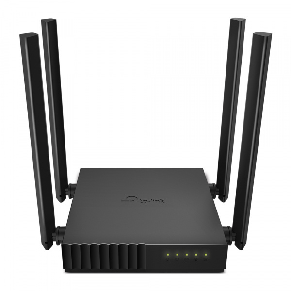 AC1200 Двухдиапазонный Wi Fi роутер
СКОРОСТЬ: до 300 Мбит/с на 2,4 ГГц + до 867 Мбит/с на 5 ГГц
ХАРАКТЕРИСТИКИ: 4 антенны, 1 порт WAN 10/100 Мбит/с + 4 порта LAN 10/100 Мбит/с
ОСОБЕННОСТИ: приложение Tether, WPA3, режимы: роутер/точка доступа/усилитель Wi