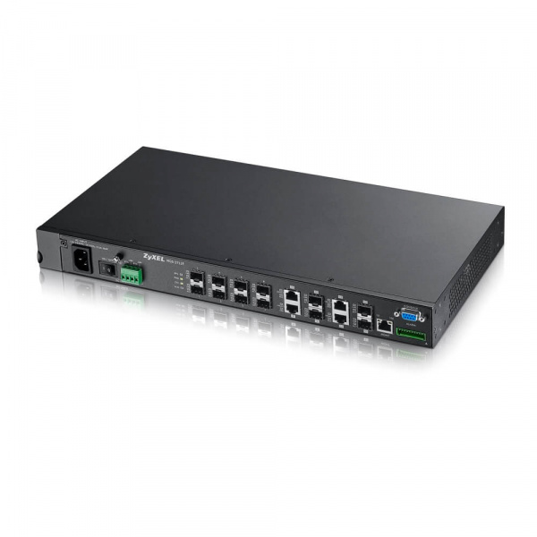 Коммутатор L2 Zyxel MGS-3712F, rack 19", 8xSFP, 4xCombo (SFP/RJ-45), питание AC/DC