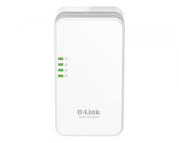 Беспроводной PowerLine-адаптер N300 с поддержкой HomePlug AV