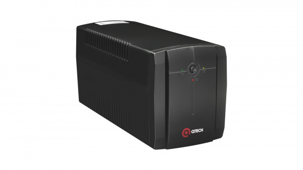 ИБП QTECH Line-interactive 1200ВА/720Вт, серия Terra LIS, 3 розетки Schuko, USB, LED, 2х7Ач