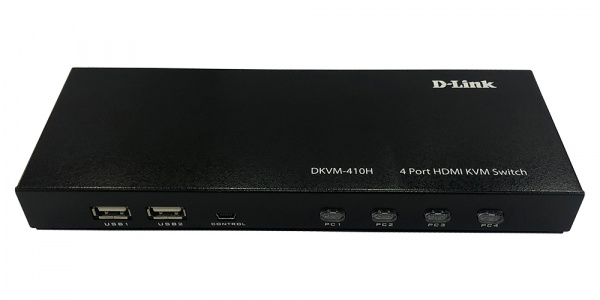 4-портовый KVM-переключатель с портами HDMI и USB